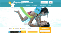 Desktop Screenshot of campings-atlantique.com